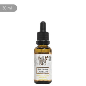 Pure huile BIO de Cameline enrichie en Vitamine E naturelle.