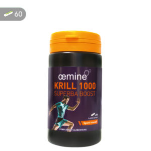 Oemine Krill 1000 Superba Boost, huile de krill concentrée pour le sport et l'activité physique