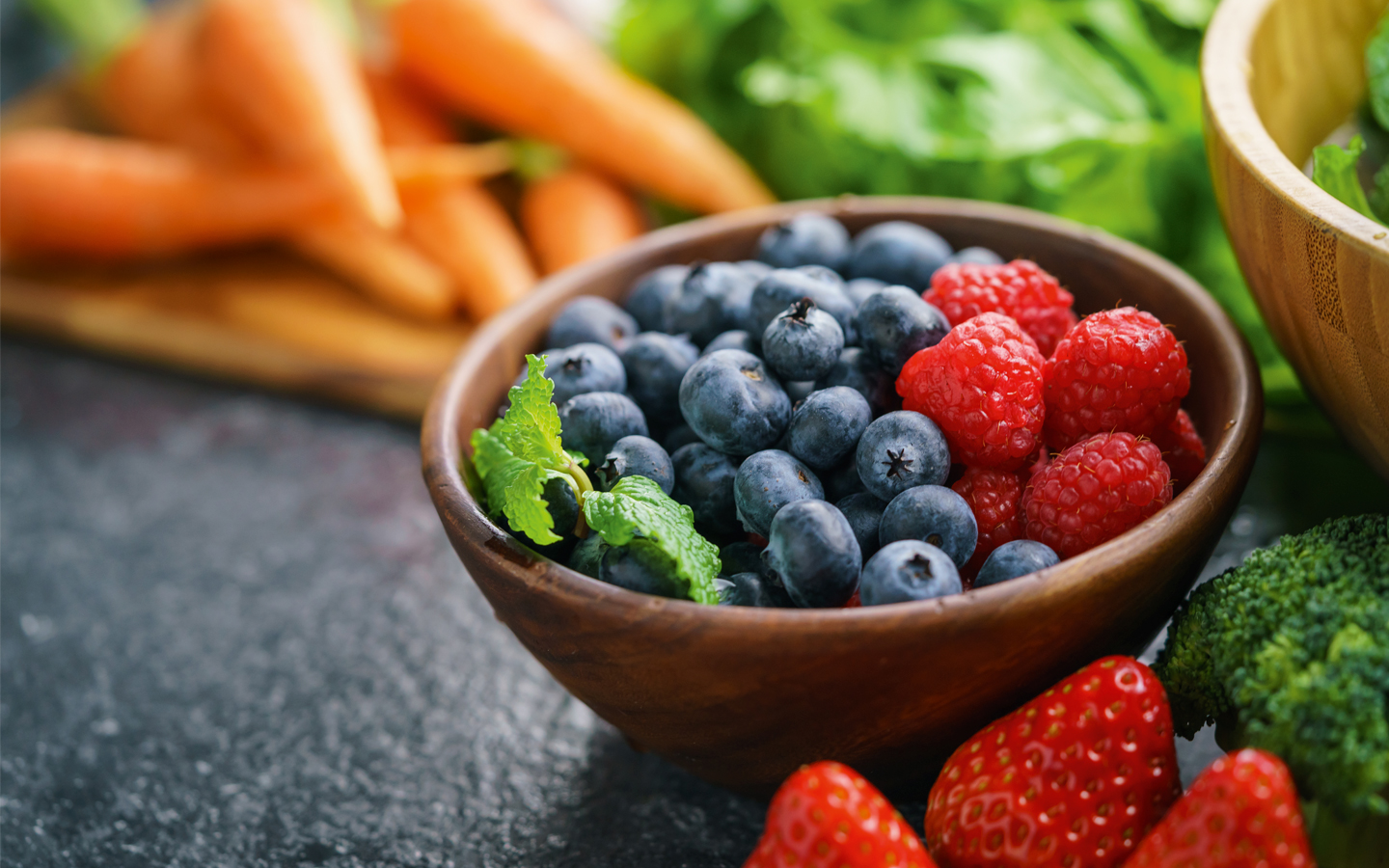 Photos de fruits et légumes, antioxydants naturels